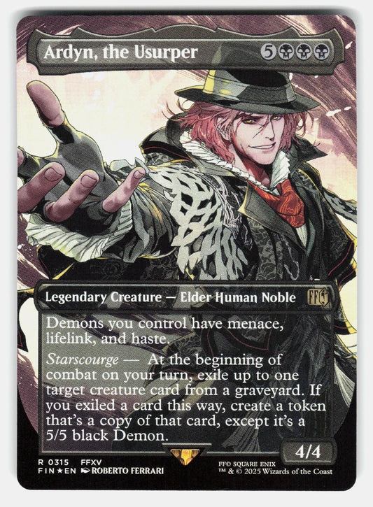 ARDYN, THE USURPER (0315) (BORDERLESS) 315 FOIL   MTG   FERRARI NM/M0