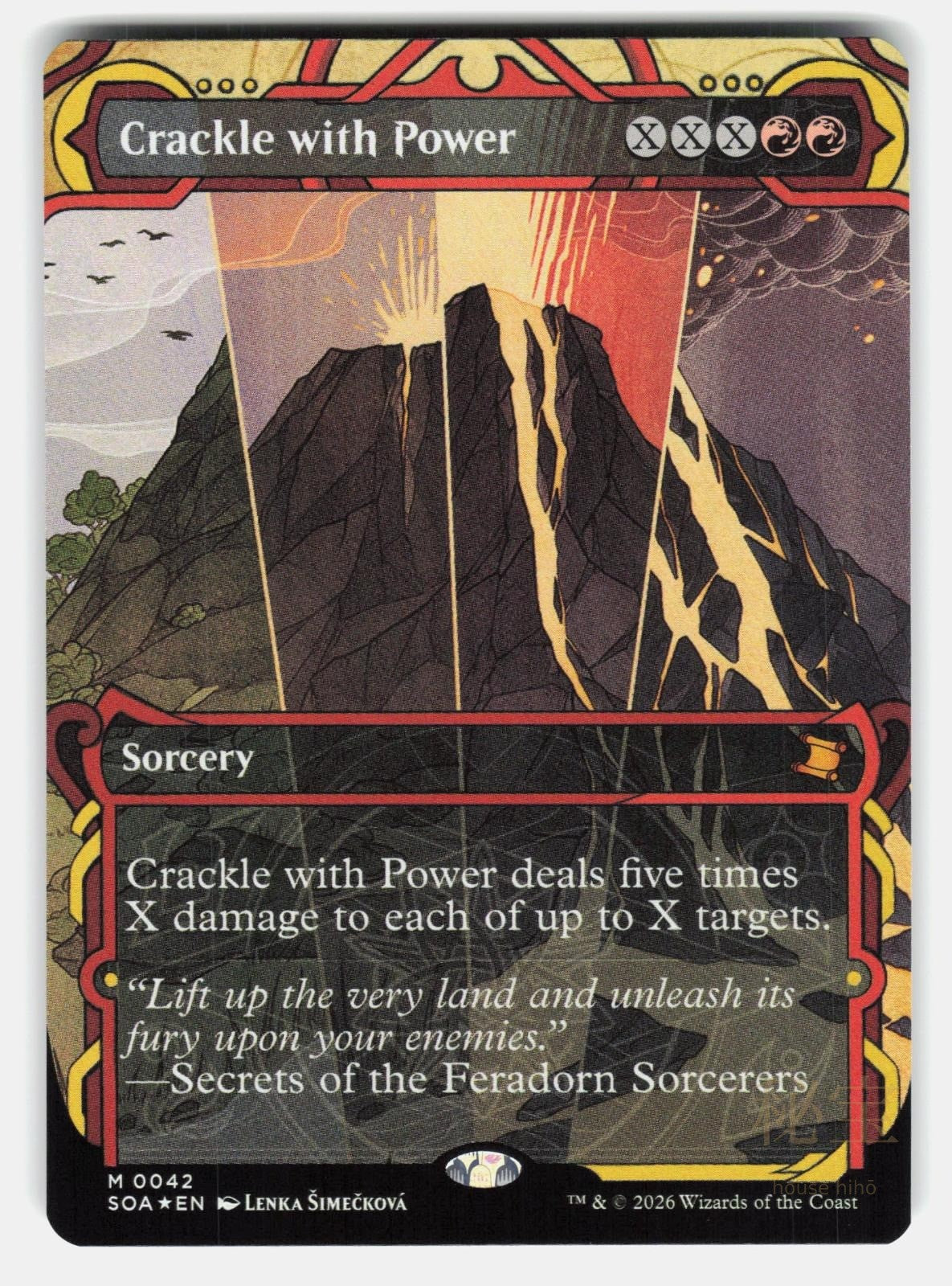 CRACKLE WITH POWER FOIL   Magic: The Gathering   ŠIMECKOVÁ NM/M0