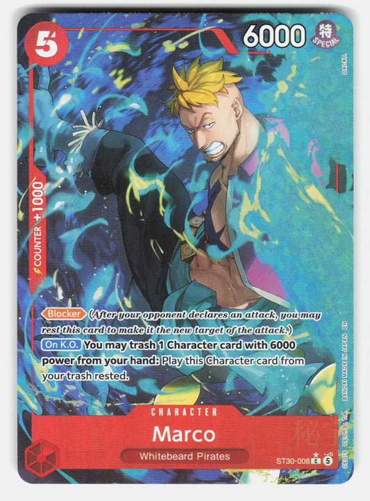 MARCO (FULL ART) ST30-008 FOIL - ONE PIECE - NM/M0