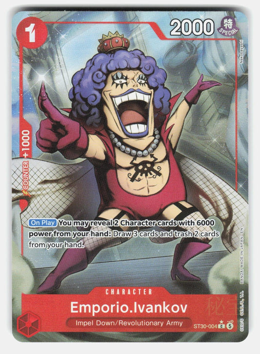 EMPORIO.IVANKOV (FULL ART) ST30-004 FOIL - ONE PIECE - NM/M0