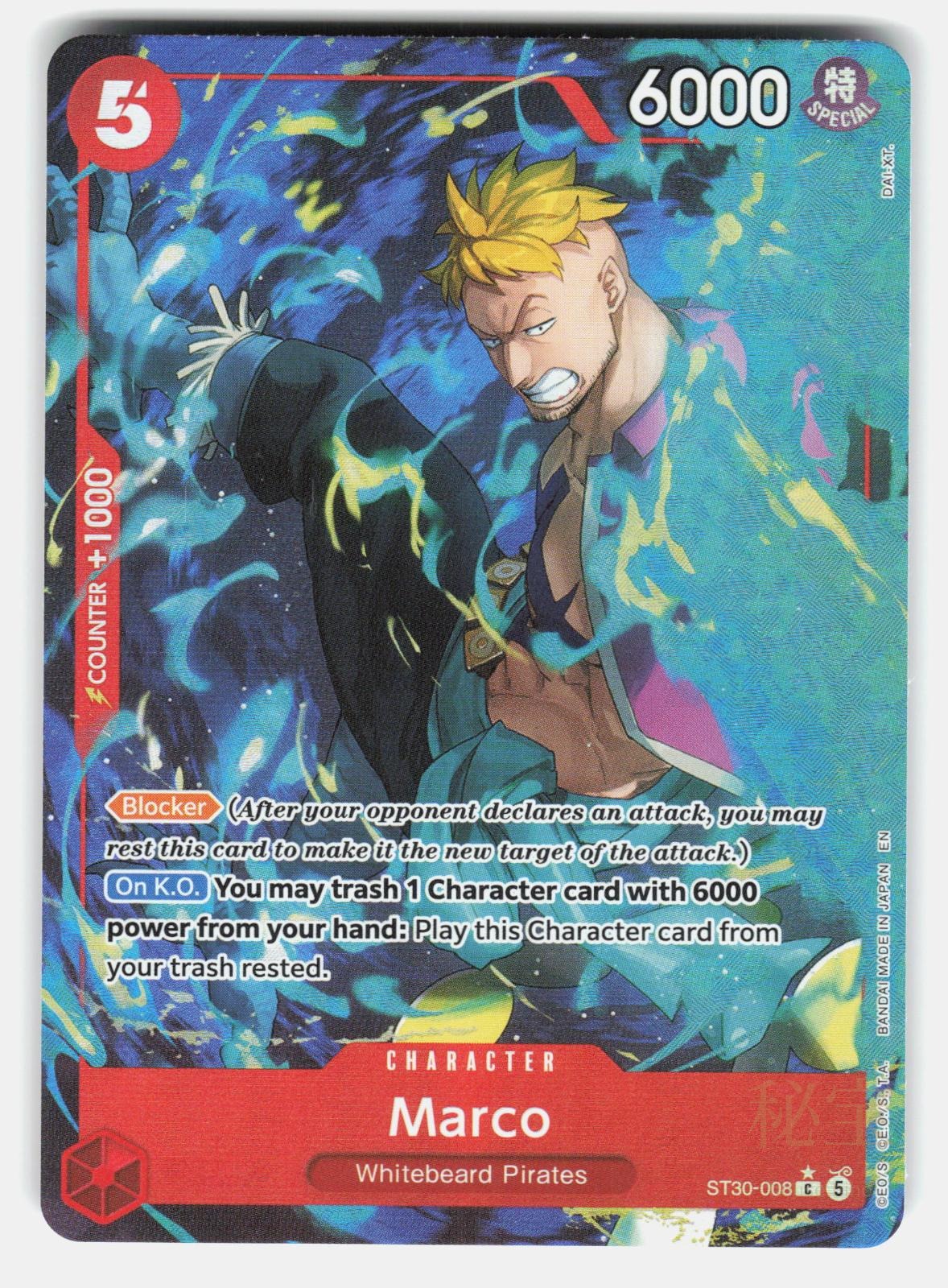 MARCO (FULL ART) ST30-008 FOIL - ONE PIECE - NM/M0